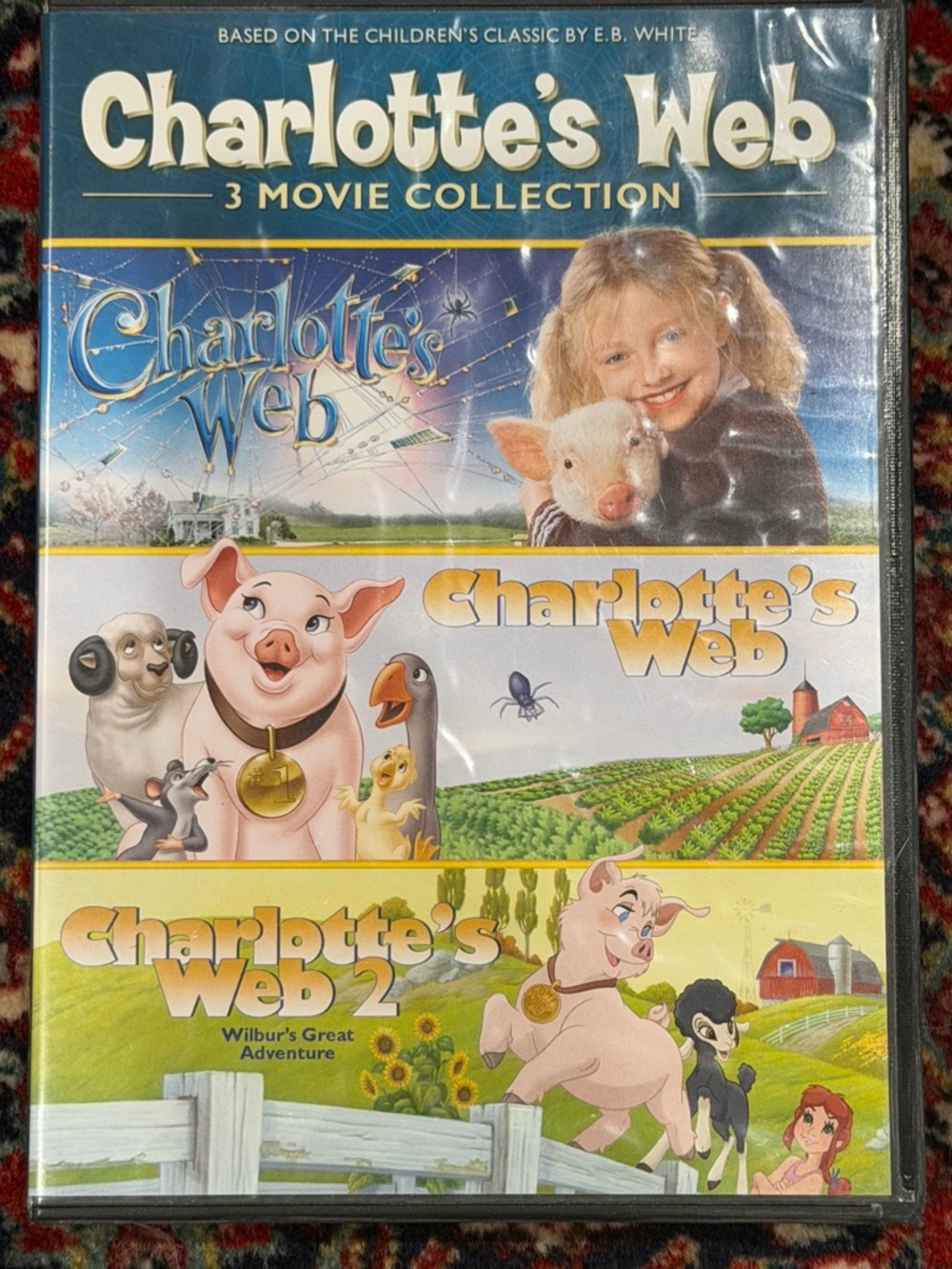 CHARLOTTES WEB 3 DVD MOVIE COLLECTION PARAMOUNT